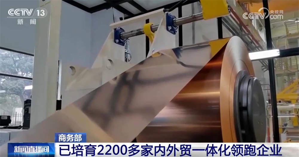 ope体育注册2200多家领跑一系列政策举措推动内外贸一体化